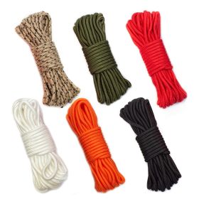 9mm x 50' Nylon Braided Rope (Color: Black)