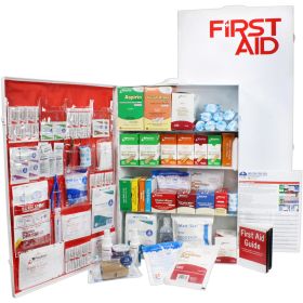 4-Shelf ANSI First Aid Cabinet (Option: B)