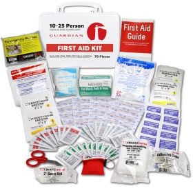 Guardian 10-25 Person First Aid Kit (Option: Kit - Plastic)