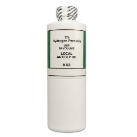 Hydrogen Peroxide 3% (Option: 8 oz. plastic bottle, 1 ea.)
