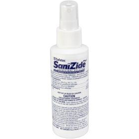 Sanizide Plus Environmental Surface Germicidal Solution (Option: 4 oz. plastic bottle with pump spray, 1 ea.)