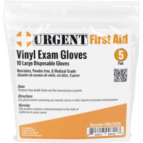 Disposable Gloves, Large (Option: 5 Pair Per Bag)