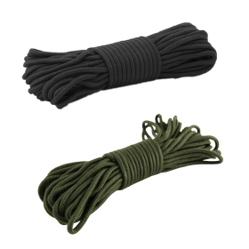 5mm Nylon Braided 50 Foot Rope (Color: Green)